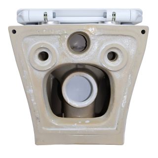 Унитаз подвесной AZARIO FRETTA ROUND AZ-2617E безободковый с сиденьем микролифт